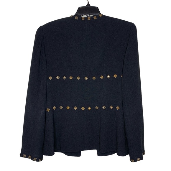 Zelda Vintage 90’s bronze studded Blazer - Picture 2 of 8